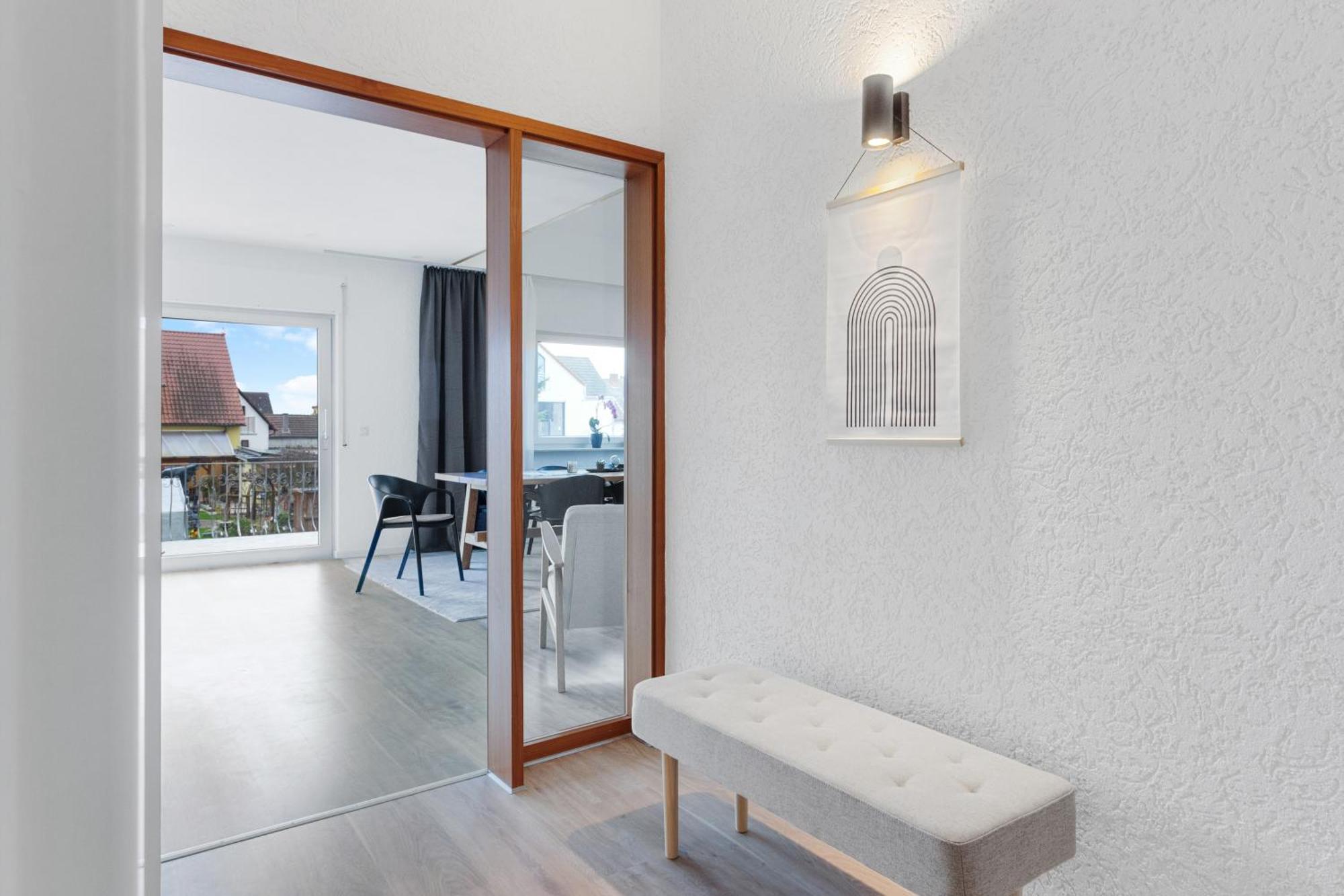 Apartamento Fuer 6 Personen - Parkplatz - Terrasse - Kueche - Wlan Haßloch Exterior foto